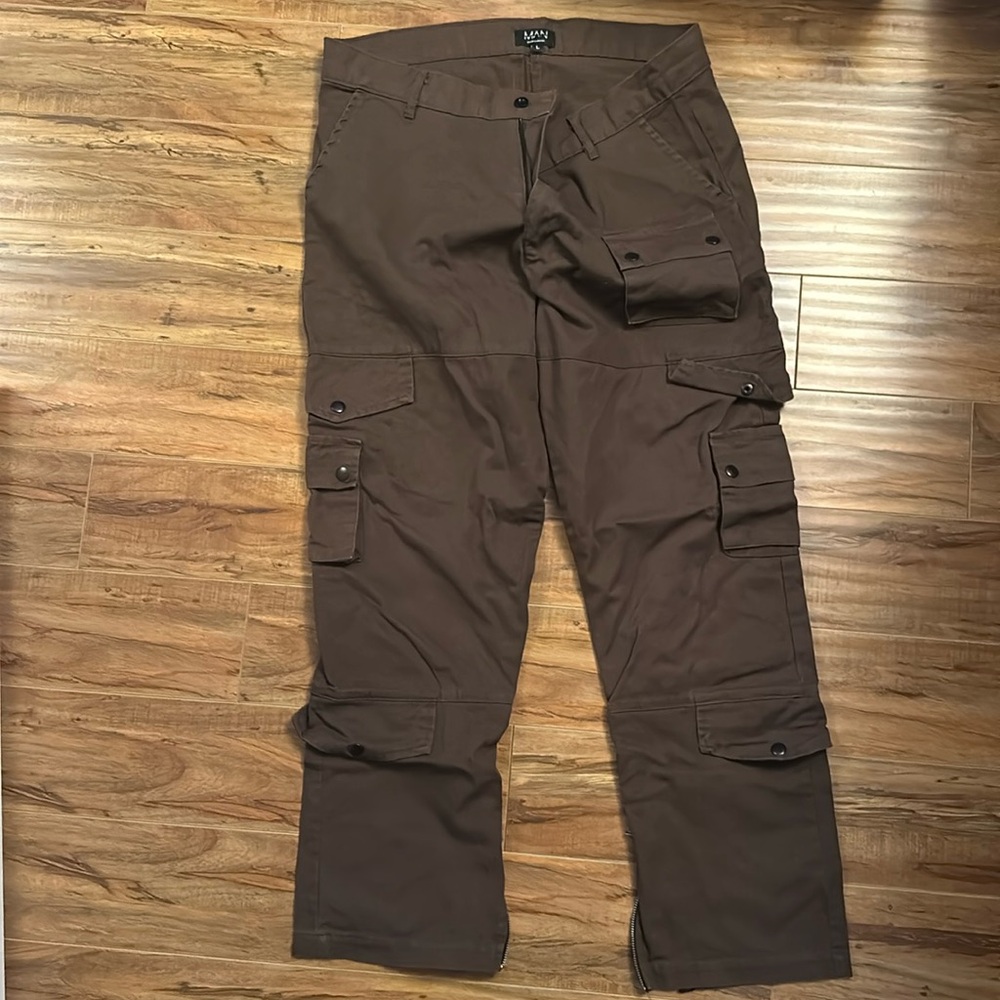 Brown Cargo Pants